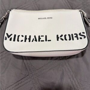 Michael Kors White Belt Bag